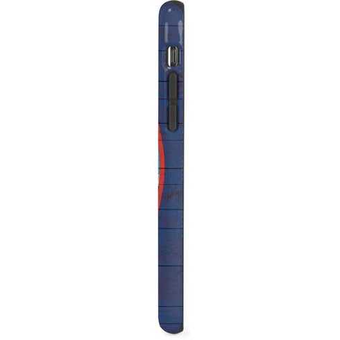 Guam Flag Dark Wood iPhone XS Pro Case